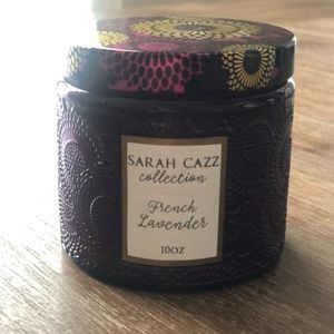 French lavender soy wax candles in glass container